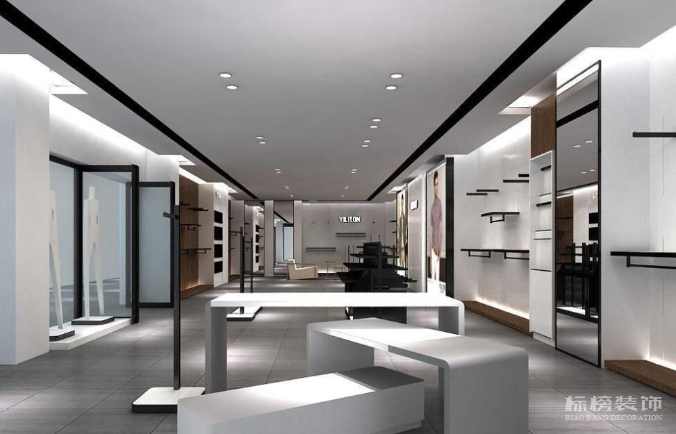 英倫風格男裝專賣店裝修