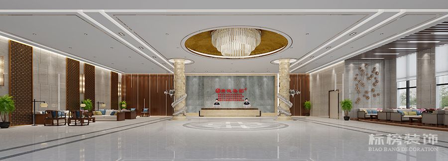 貴德集團(tuán)辦公室裝修效果圖VS實拍圖